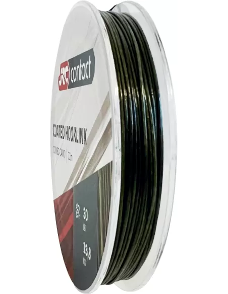 Jrc Contact Coated Hooklink Semi Stiff Colore Camo 22 mt Fili da pesca Jrc