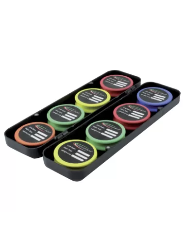 Maver 8 Rotolini Porta Travi e Finali da Pesca  Accessori da pesca Maver