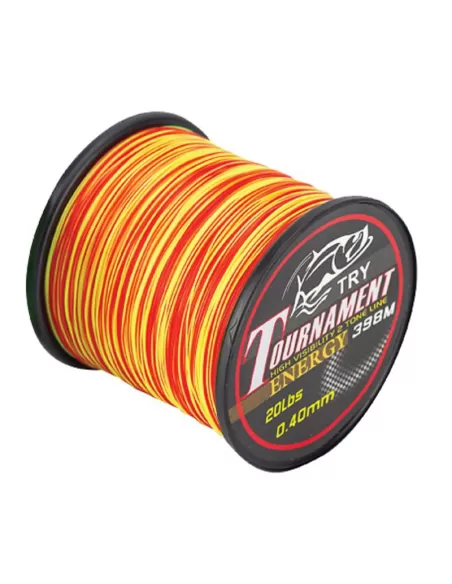 Filo da Pesca Try Tournament Bobina da 707 584 396 mt Orange Fili da pesca Sele