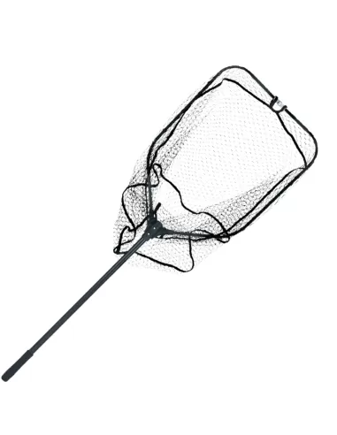 Sele Guadino Landing Testa Pieghevole 65 cm Maglia 21 mm Rete in Gommma Guadini Sele