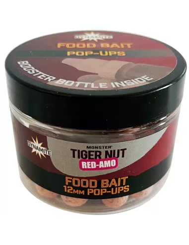 Dynamite Monster Tiger Nut Red Amo 12 mm Con Booster Bottle Carpfishing Dynamite
