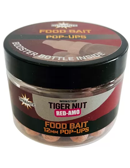 Dynamite Monster Tiger Nut Red Amo 12 mm Con Booster Bottle Carpfishing Dynamite