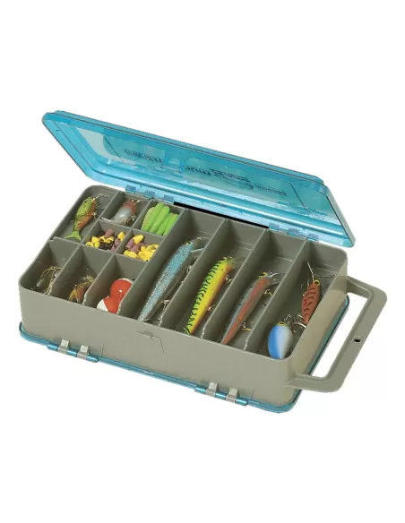 Plano Scatola Doppia Porta Accessori da Pesca e Artificiali Cassette Pesca Plano