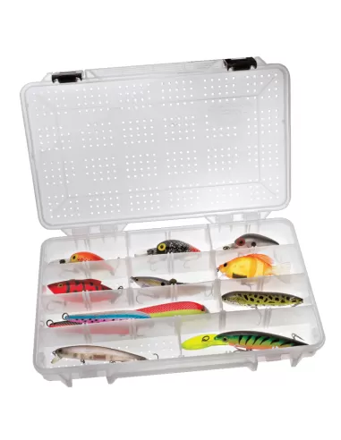 Plano Scatola Porta Artificiali Micro Forata Cassette Pesca Plano