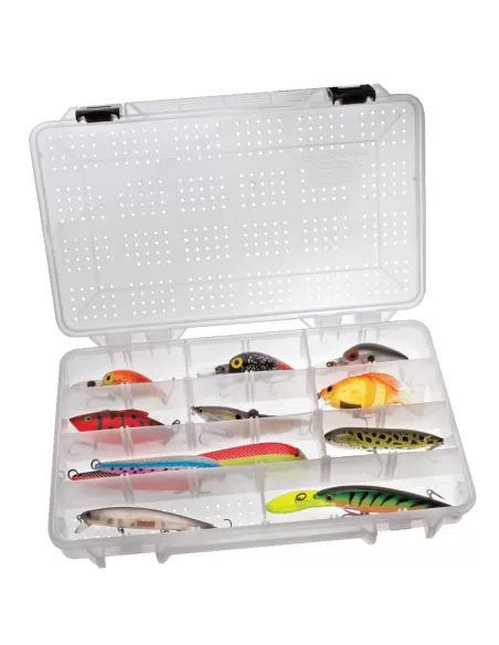 Plano Scatola Porta Artificiali Micro Forata Cassette Pesca Plano