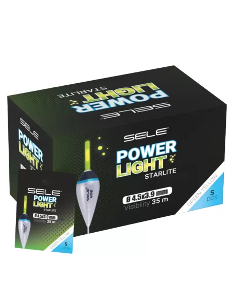 Sele Power Light Starlite Grandi diametro 4,5 mm confezione da 5 pz Lampade e luci chimiche Sele
