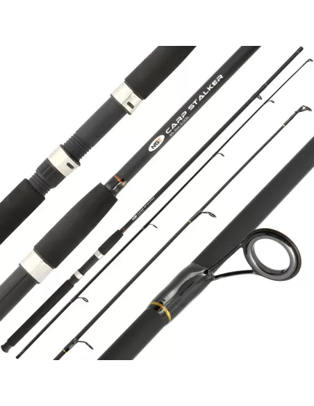 Ngt Canna da Pesca Carp Stalker 8ft 2.40mt Test Curve 2.00lb Canne da pesca NGT