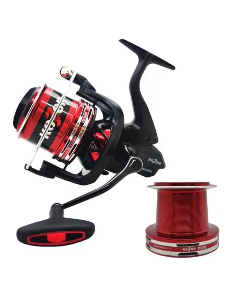 Akami Kozor Mulinello da Pesca Surfcasting 8000 Oscillazione Lenta 9 Cuscinetti Red Mulinelli da Pesca Akami