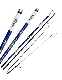 Kolpo Aegusta Canna da Pesca Surfcasting in Carbonio 3 Sezioni 250 gr Canne da pesca Kolpo