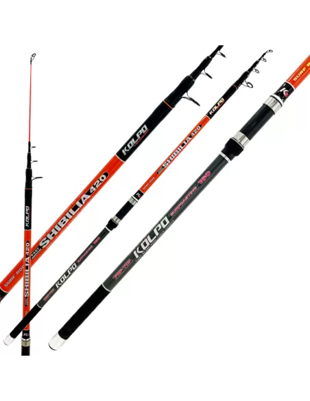 Kolpo Shibilia Canna da Pesca Surfcasting Telescopica 4.20 mt 160 gr Canne da pesca Kolpo