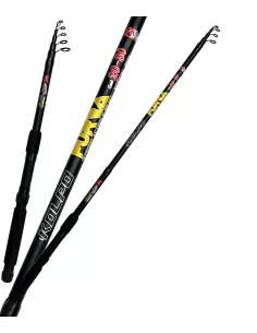 Kolpo Furba Canna da Pesca Bolognese Spinning Barca Ingombro Ridotto Viaggio Canne da pesca per professionisti e principianti...