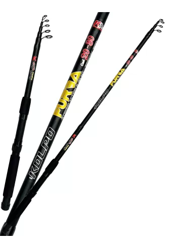 Kolpo Furba Canna da Pesca Bolognese Spinning Barca Ingombro Ridotto Viaggio Canne da pesca per professionisti e principianti...