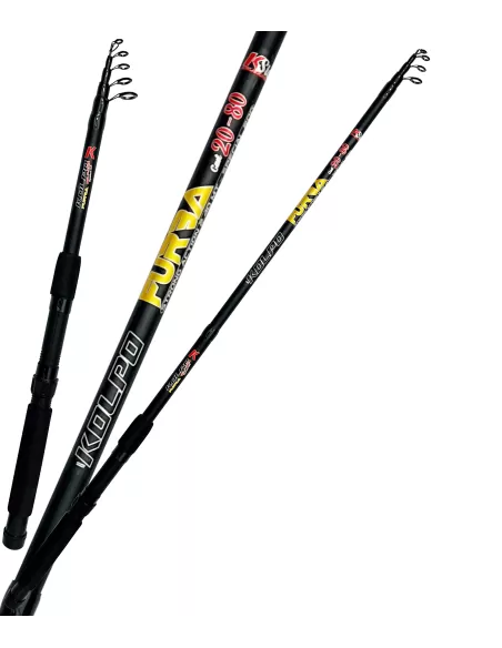 Kolpo Furba Canna da Pesca Bolognese Spinning Barca Ingombro Ridotto Viaggio Canne da pesca per professionisti e principianti...