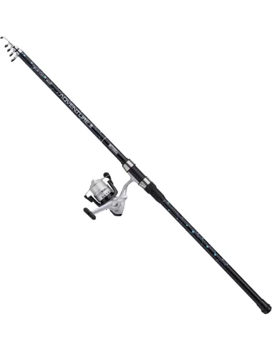 Adventure II Tele Light Combo Canna Mulinello e Filo Kit da pesca Mitchell