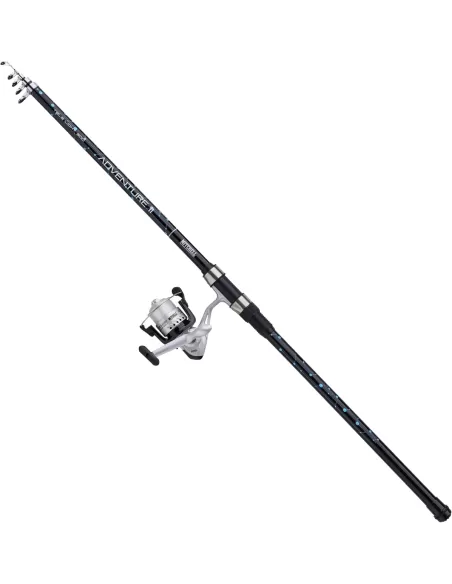 Adventure II Tele Light Combo Canna Mulinello e Filo Kit da pesca Mitchell