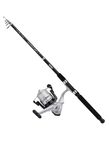 Adventure II Tele Spinning Combo Canna Mulinello e Filo Kit da pesca Mitchell
