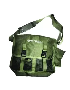 Mistrall Borsa Porta Accessori da pesca SH13 Verde Multi Tasca Borse da pesca Mistrall
