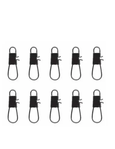 Mistrall Moschettoni Interlock 10 pz Minuteria Mistrall