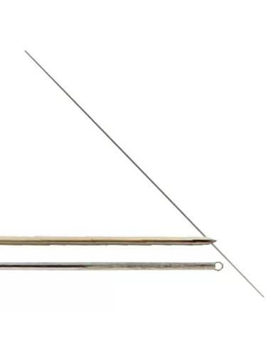 Kolpo Aghi per Esche con Occhiello Punta Normale 20 cm Diametro 0.9 mm Minuteria Kolpo