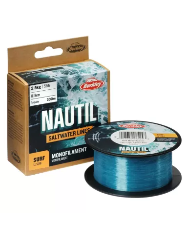Berkley Nautilus Surf Monofilament Filo da Pesca Surfcasting 300 mt Fili da pesca Berkley