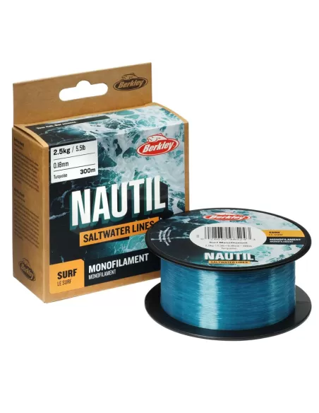 Berkley Nautilus Surf Monofilament Filo da Pesca Surfcasting 300 mt Fili da pesca Berkley