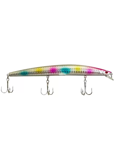 Yamashiro Long Jerk Artificiale da Spinning Barracuda e Spigole LG08 18.5 cm 24.5 gr Esche Artificiali Yamashiro