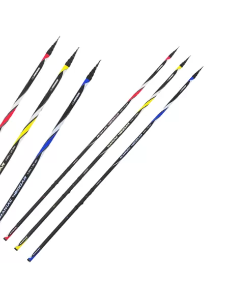 Tubertini Maniac 4200 AR Canne da Pesca Telescopiche Potenti Doppio Rinforzo in Carbonio Canne da pesca Tubertini