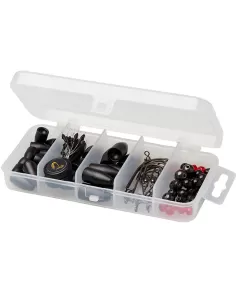 Savage Gear Rigging Kit 100 pz per Montature Texas e Carolina per Pesca con Vermi Siliconici Esche Artificiali Savage Gear