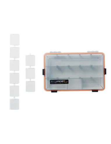 Savage Gear WP Lurebox Smoke Scatola Porta Artificiali 27.5X18X5 cm Cassette Pesca Savage Gear