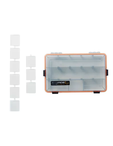 Savage Gear WP Lurebox Smoke Artificial Door Box 27.5X18X5 cm