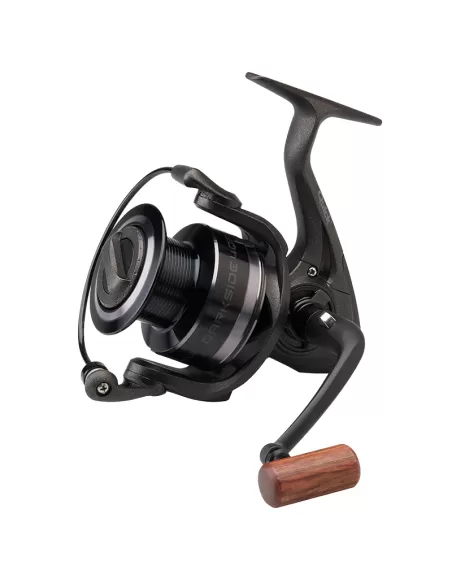 Dam Quick Darkside 4QF 6000S Stalking Fishing Reel Wooden Crank