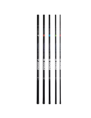 Dam Tact-x Tele Poles Canne da Pesca Telescopiche in Puro Carbonio Canne da pesca Dam