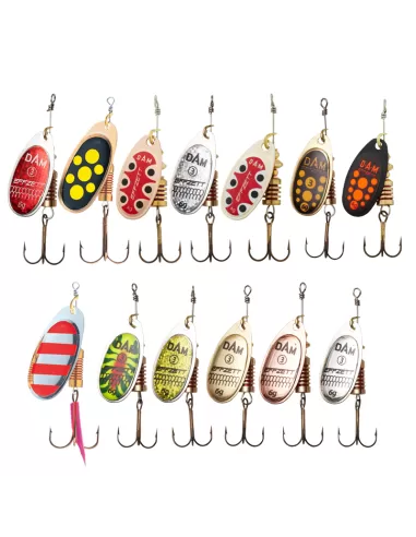 Dam Effzett Standard Spinner Cucchiaini Pesca Spinning 6 gr Esche Artificiali Dam