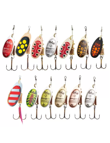 Dam Effzett Standard Spinner Cucchiaini Pesca Spinning 6 gr Esche Artificiali Dam