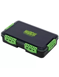 Madcat Tacklebox Scatola Impermeabile 4 Compartimenti Divisibili in 16 Posti Cat-Fishing Madcat
