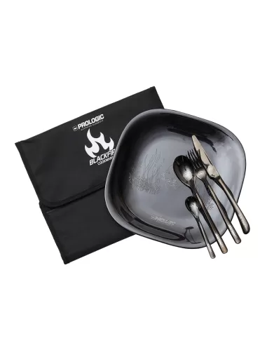 Prologic Blackfire Dinning Set Piatto e Posate Campeggio e outdoor Prologic