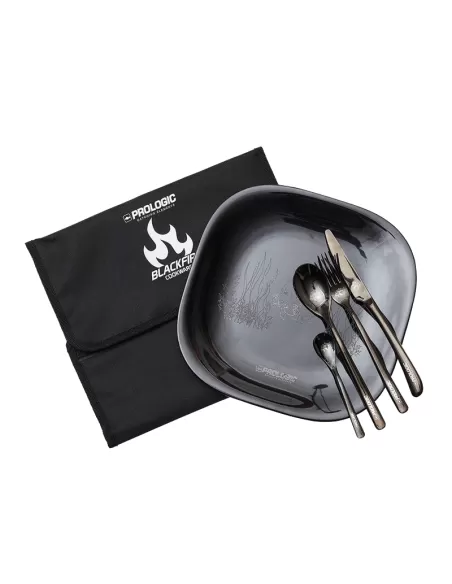 Prologic Blackfire Dinning Set Piatto e Posate Campeggio e outdoor Prologic