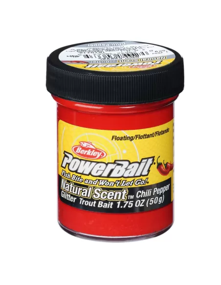 Berkley Powerbait Trout Bait Spice White Pasta per Trote Gusto Chili Pepper Esche da pesca Berkley