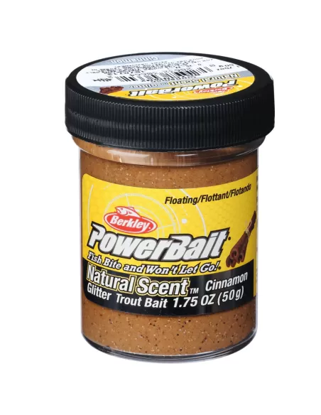 Berkley Powerbait Trout Bait Spice White Pasta per Trote Gusto Cinnamoon Esche da pesca Berkley