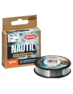 Berkley Nautil Inshore Fluorocarbon 50 mt Colore Clear Fili da pesca Berkley