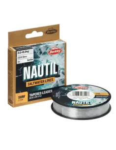 Berkley Nautil Surf Shock Leader 5 pezzi da 15 mt Conici Speciale Surfcasting Fili da pesca Berkley