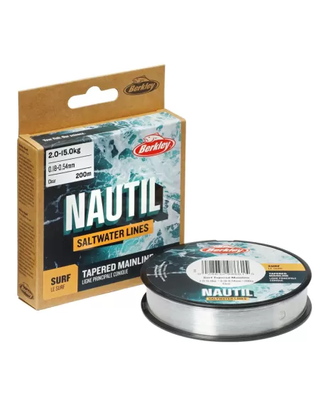 Berkley Nautil Surf Filo Conico 220 mt Speciale Surfcasting Fili da pesca Berkley