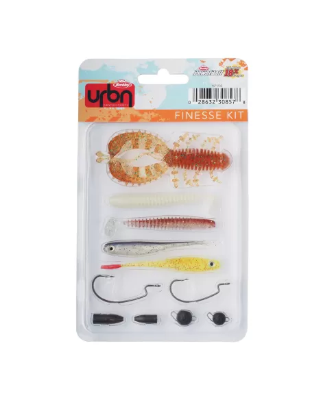 Berkley Finesse Kit Completo per la Pesca Street Fishing 11 pz Esche Artificiali Berkley