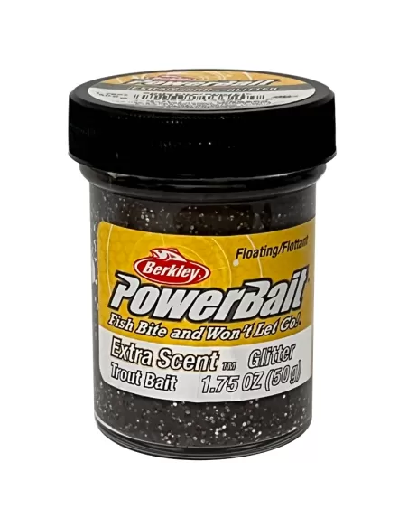 Berkley Powerbait Glitter Trout Bait Smoke Fire Extra Scent Pastella per Trote Esche da pesca Berkley