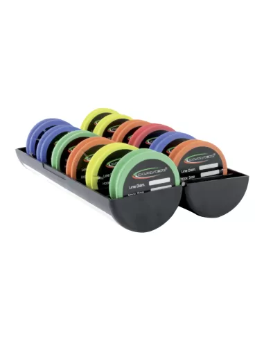 Maver Box 12 Rotolini porta Terminali Ami da pesca Maver