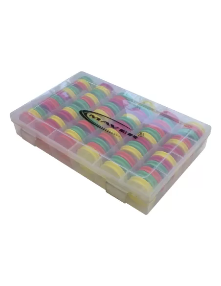 Maver Box 96 Rotolini Porta Terminali Porta Finali Pesca Maver