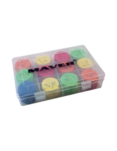 Maver Box 36 Rotolini porta Terminali e Travi Surfcasting Scatole per la Pesca Maver