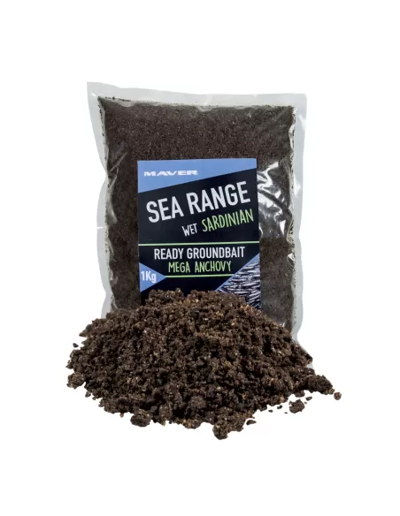 Maver Pastura per il Mare Semi Umida Pronta Gusto Sarda 1 Kg Speciale Sarago Orata Pasture Maver