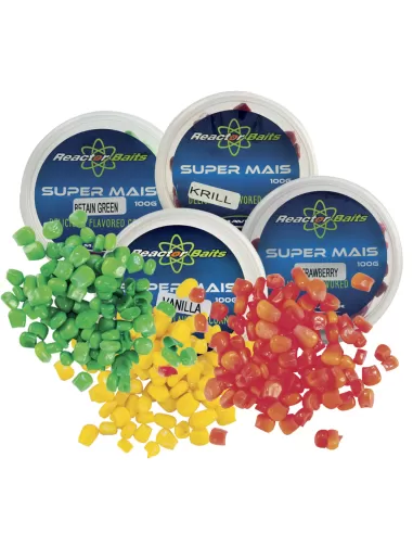 Maver Reactor Bait Super Mais Super Selezionato e Aromatizzato 100 gr Mais e Granaglie Innesco e Pasturazione Maver