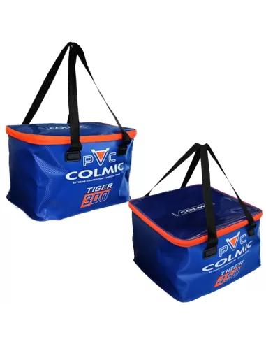 Colmic Tiger Borse in Pvc Porta Attrezzatura Apertura Trasparente Borse da pesca Colmic